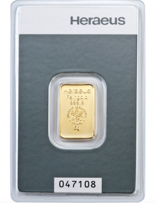 Goldbarren 5 Gramm Feingold LBMA-zertifiziert
