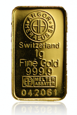 Goldbarren 1 Gramm Feingold LBMA-zertifiziert Resale diverse