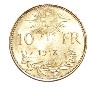Goldmünze 10 Franken Vreneli