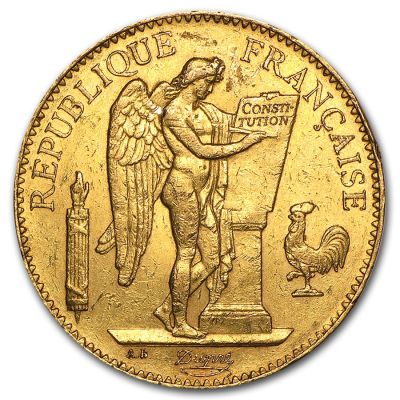 100 Francs Genius 1878-1914 Gold